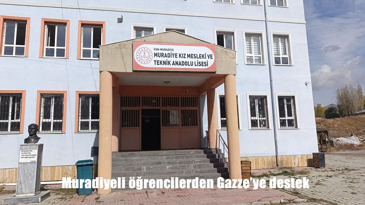 Muradiyeli öğrencilerden Gazze’ye destek