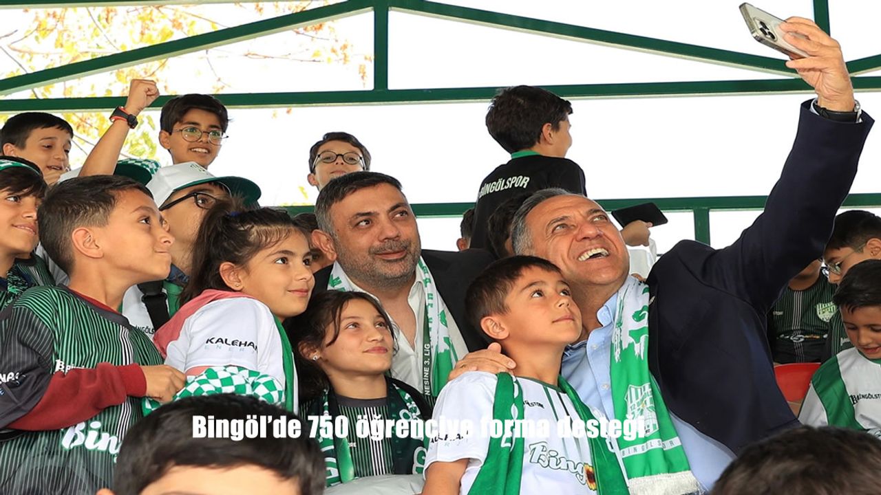 Bingöl’de 750 öğrenciye forma desteği