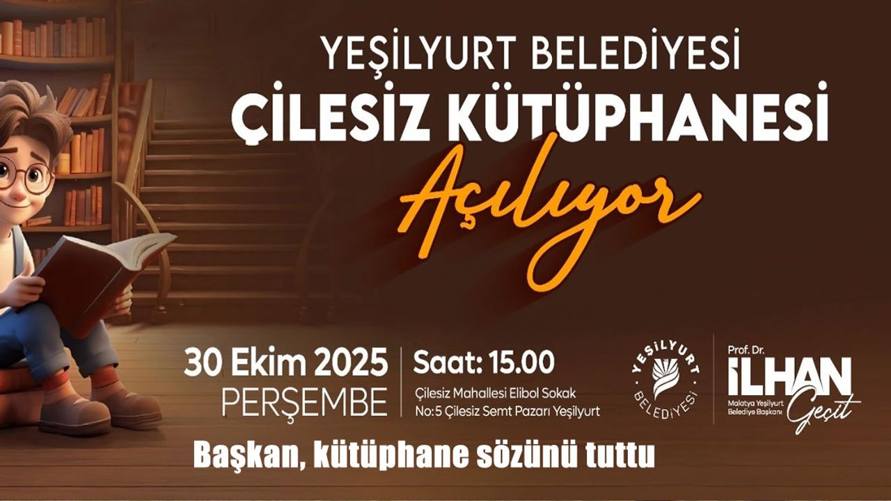 Başkan, kütüphane sözünü tuttu