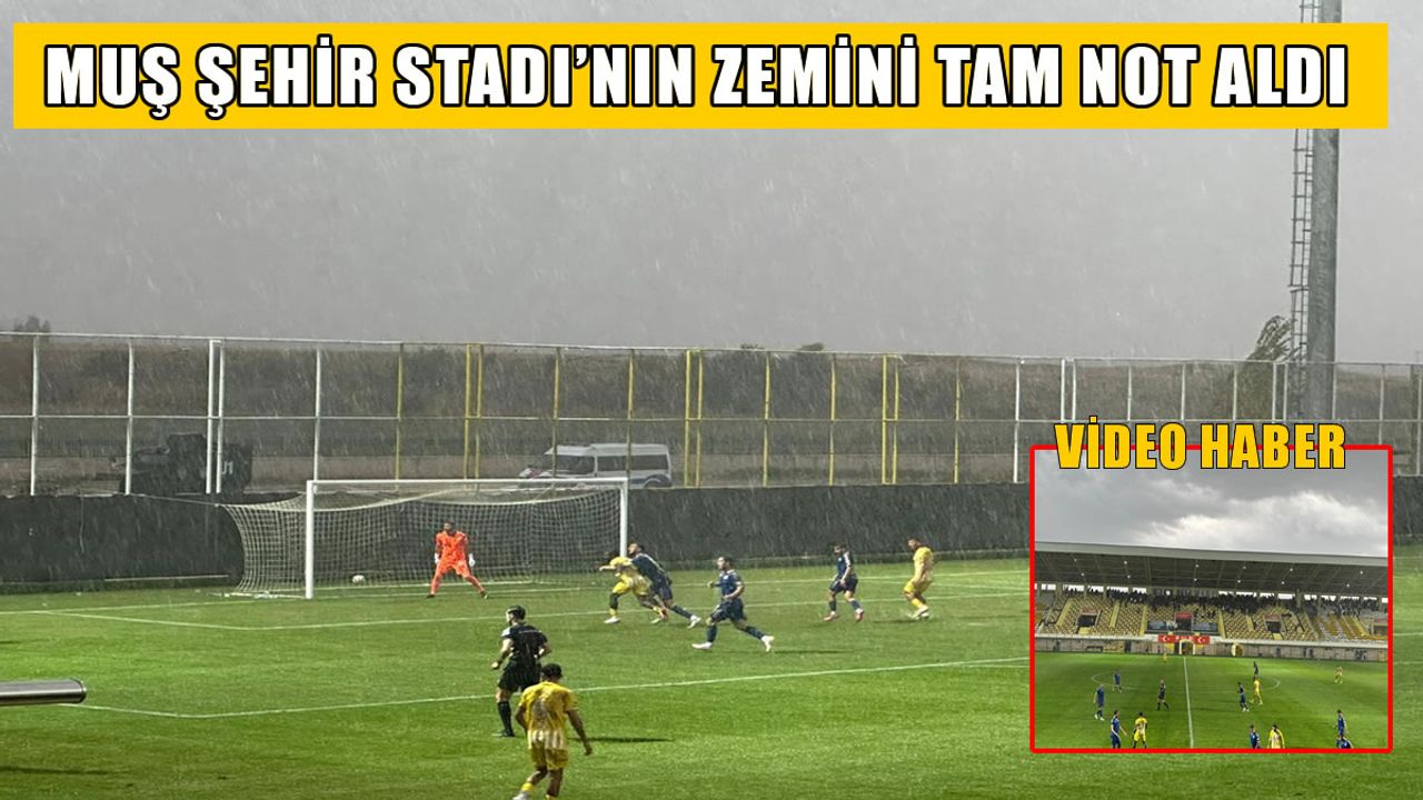 Muş Şehir Stadı zeminine tam not: Gençlik ve Spor İl Müdürlüğü’nün titiz çalışması alkış topladı