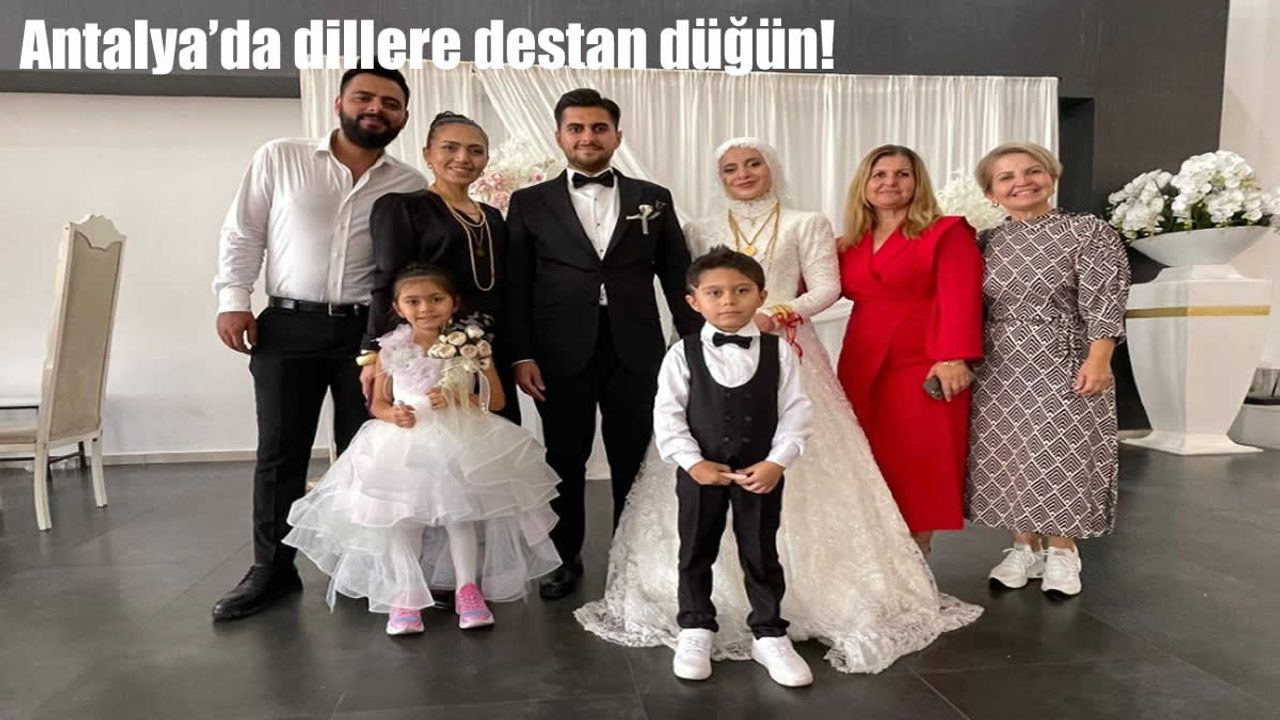 Antalya’da dillere destan düğün! Babaanne torununa ev, araba ve tarla hediye etti