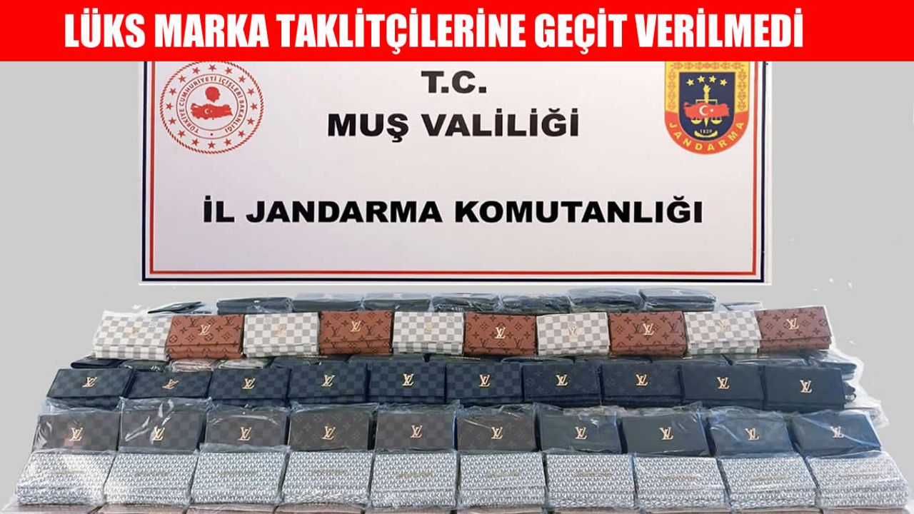 Muş’ta 1,2 milyonluk taklit ürün operasyonu
