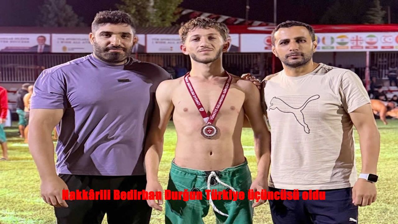 Hakkârili Güreşçiden Ulusal Arenada Büyük Başarı