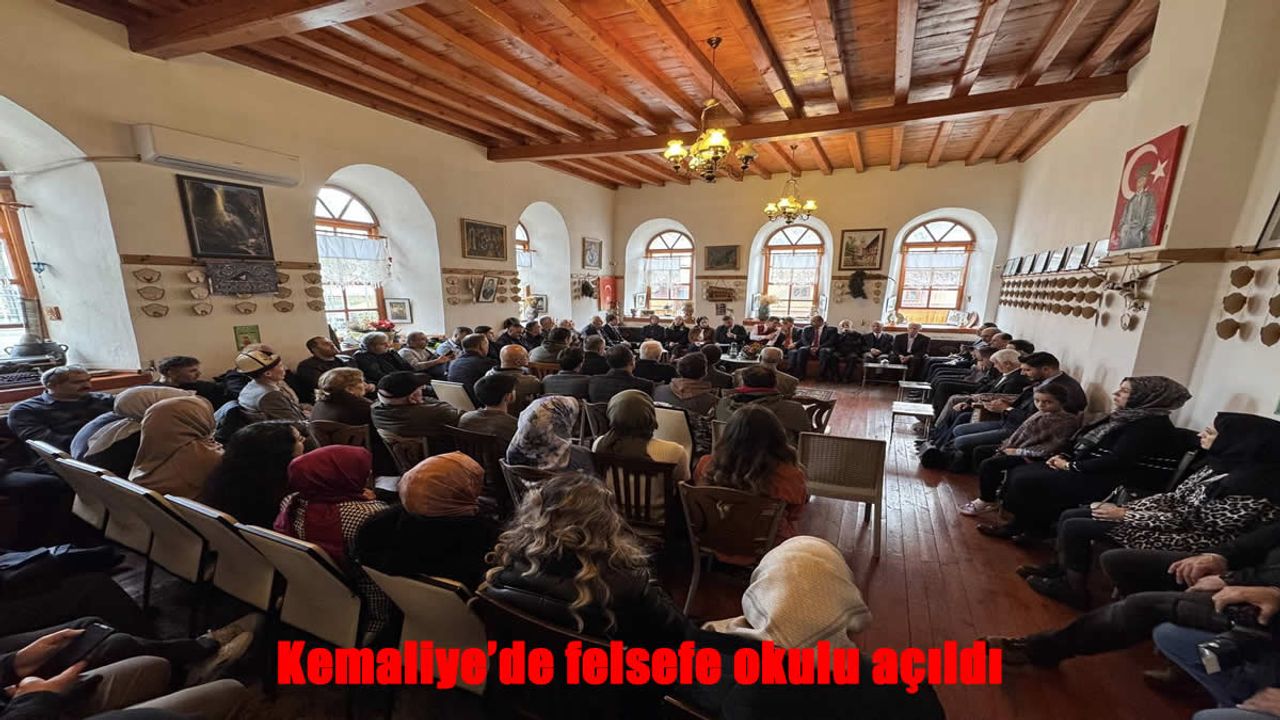 Kemaliye’de Nurettin Topçu Anısına Felsefe Okulu Açıldı