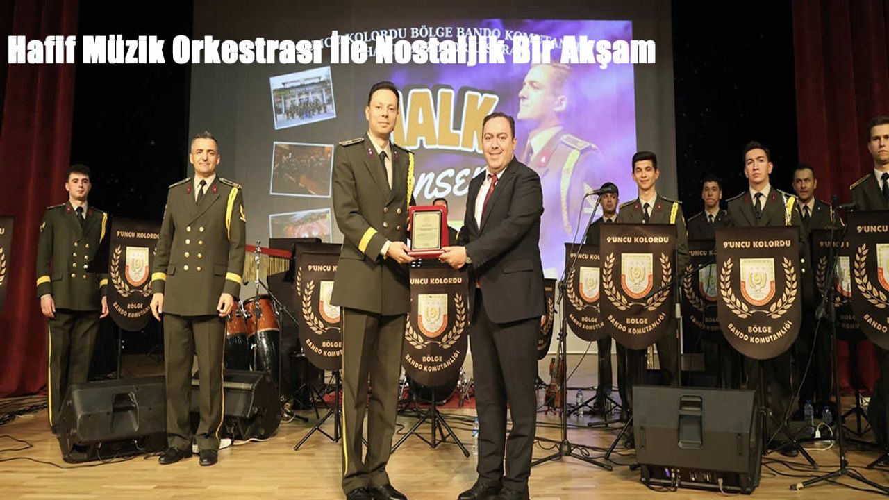 Ağrı’da 90’lar Rüzgârı: Hafif Müzik Orkestrası Konseri Coşkusu
