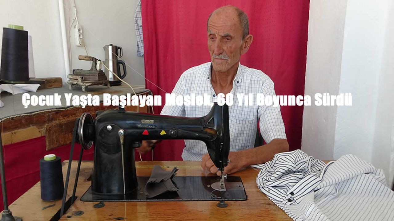 60 Yıldır Terzilik Mesleğine Adanmış Bir Ömür: Emin Karakayış’ın Hikayesi