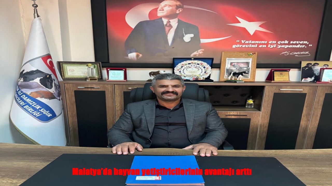 Malatya’da Hayvancılığa Büyük Destek: Birlik “Birinci Derece Tarımsal Örgüt” Oldu