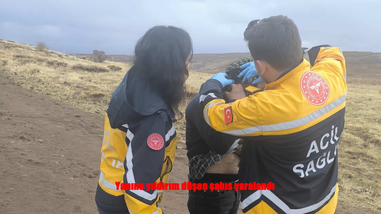 Elazığ’da Hayvan Otlatan Sürücüye Yıldırım Düştü: Hafif Yaralandı