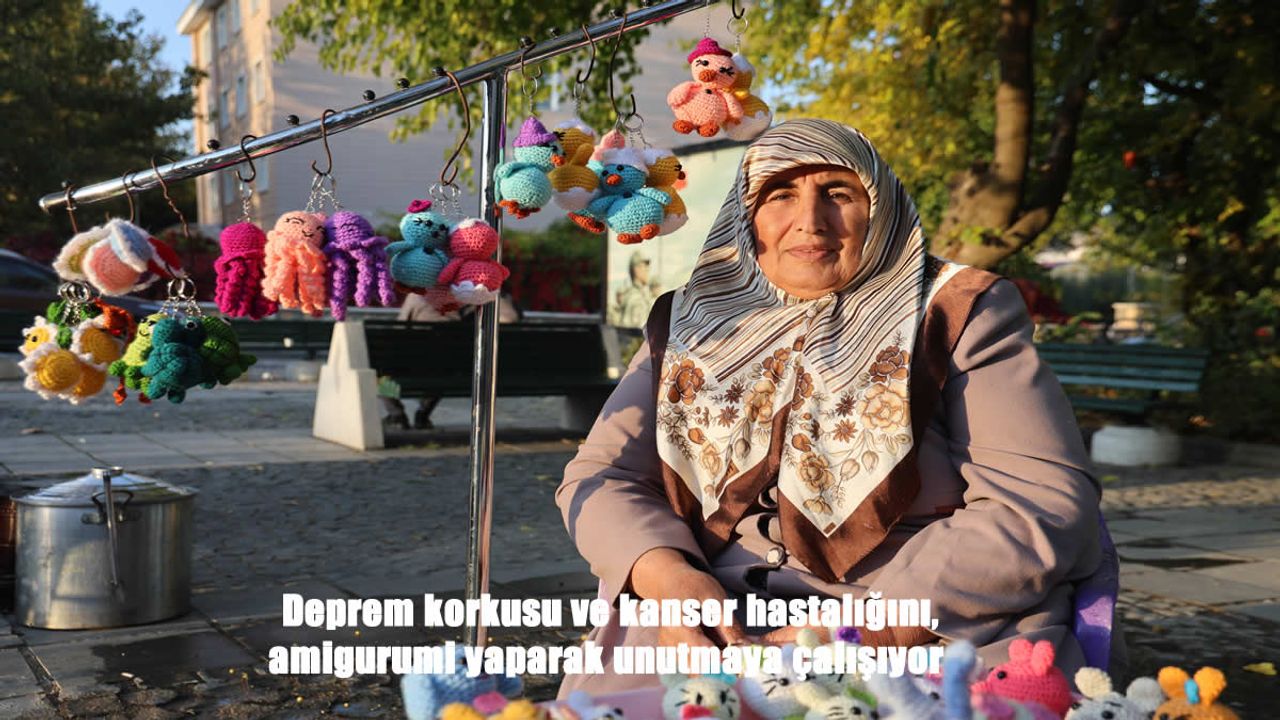 Elazığ’da 3 çocuk annesi, amigurumi satarak ev ekonomisine katkı sağlıyor