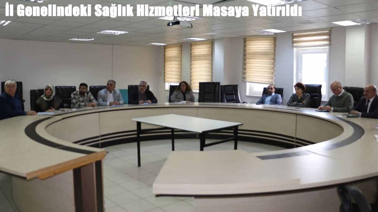 Elazığ’da Hastane Hizmetleri Değerlendirme Toplantısı Düzenlendi