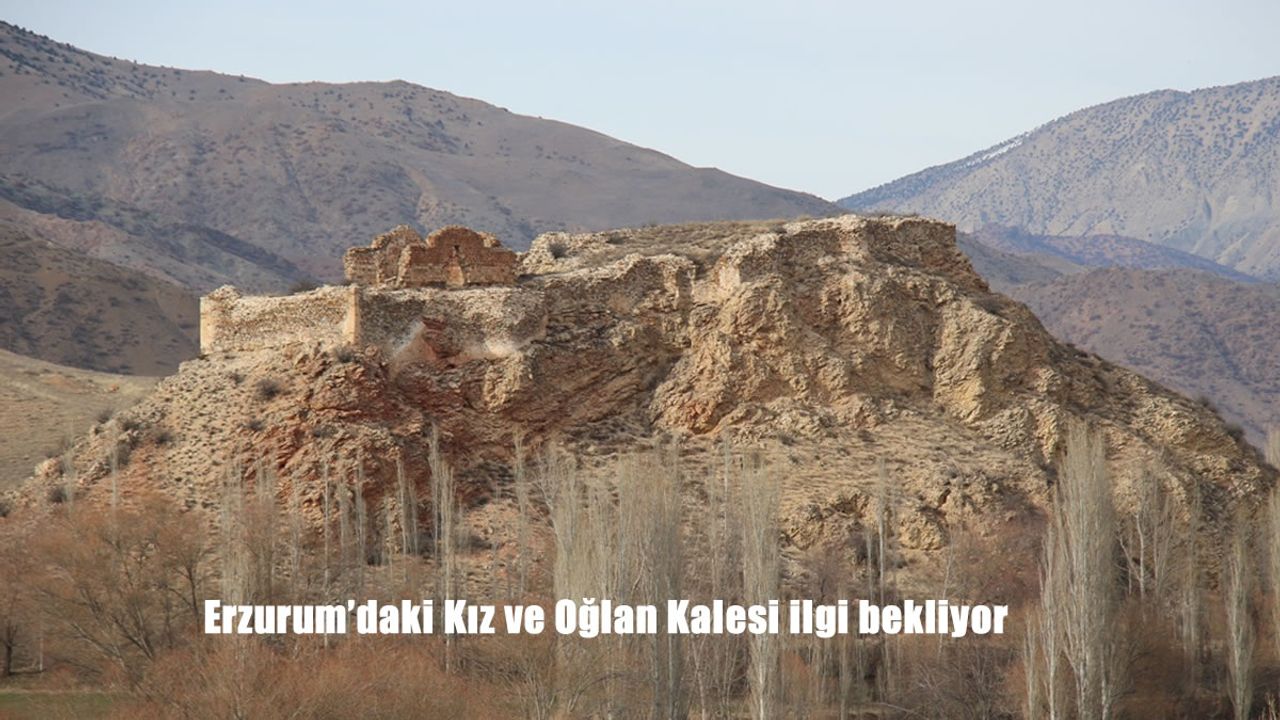 Erzurum'daki Kız ve Oğlan Kalesi ilgi bekliyor