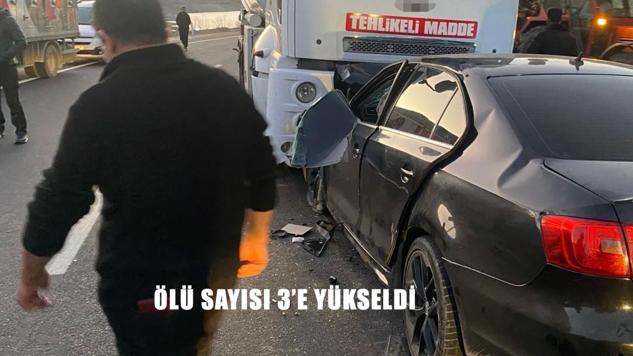 Feci kazada ölü sayısı 3’e yükseldi