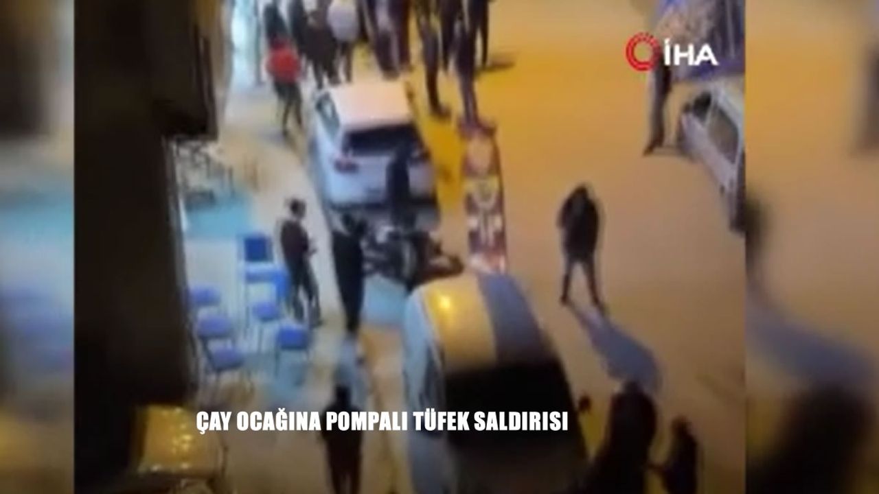 Elazığ'da çay ocağına pompalı tüfekle saldırı