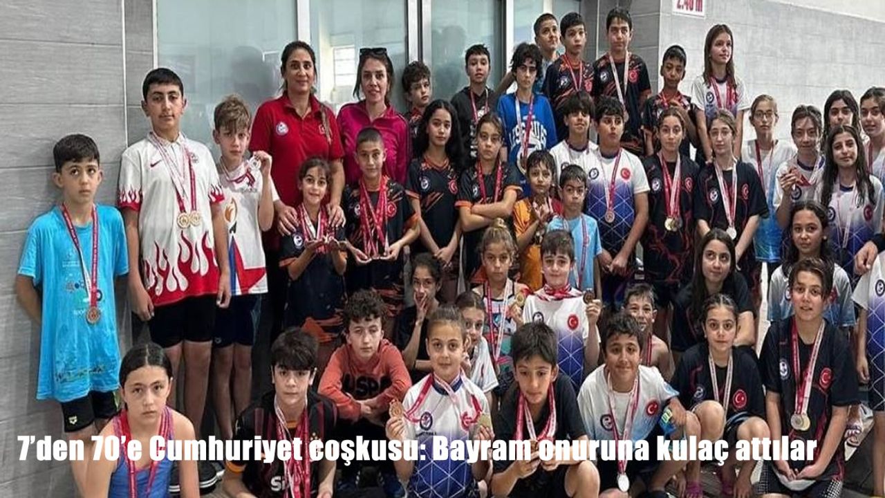 7'den 70'e Cumhuriyet coşkusu: Bayram onuruna kulaç attılar