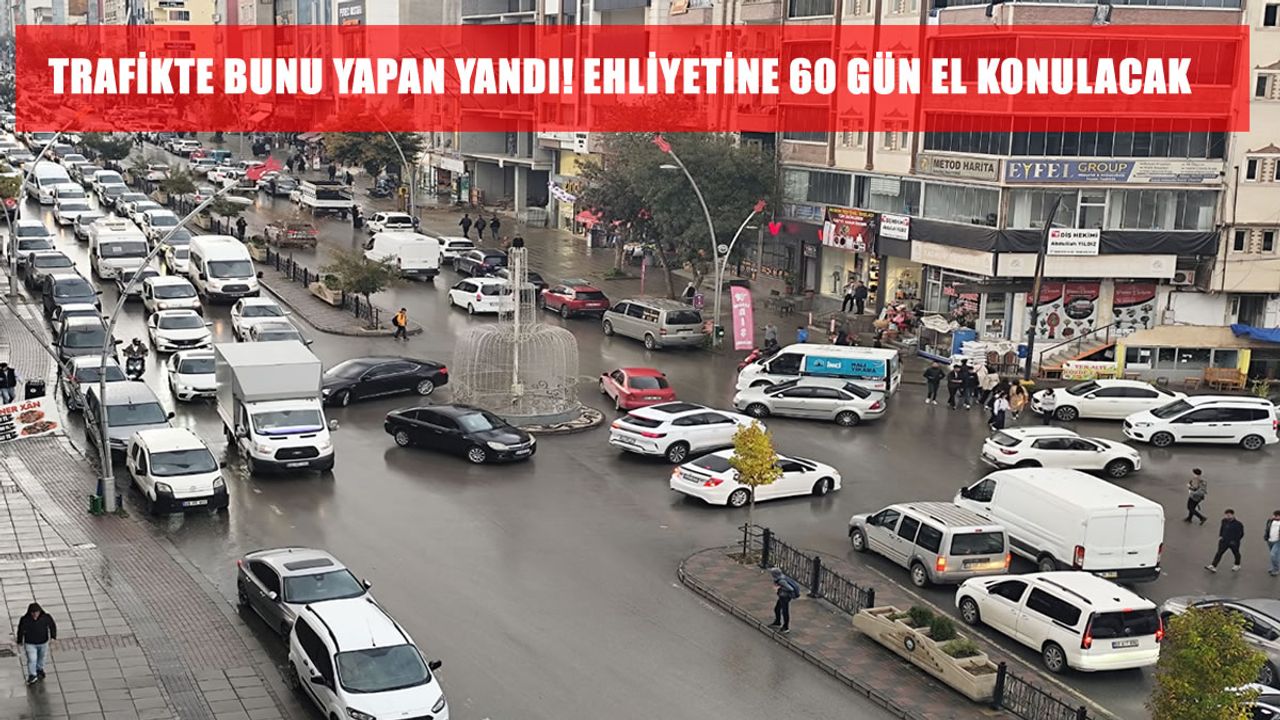 Trafikte Yapılan O 'Kural İhlali' Artık Çok Pahalı: Ehliyet 60 Gün Gidiyor!