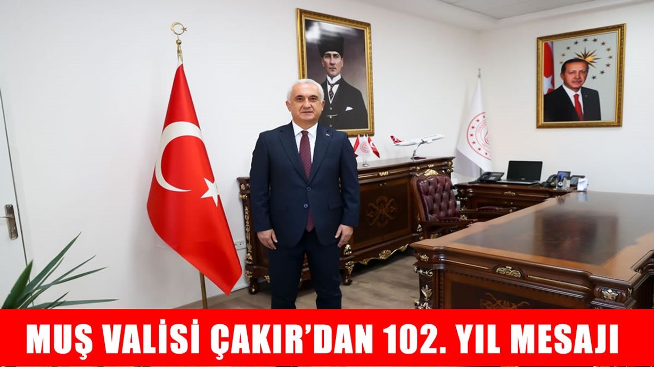 Vali Çakır’dan 29 Ekim mesajı: Gençlerimiz, Cumhuriyetimizin en büyük güvencesidir