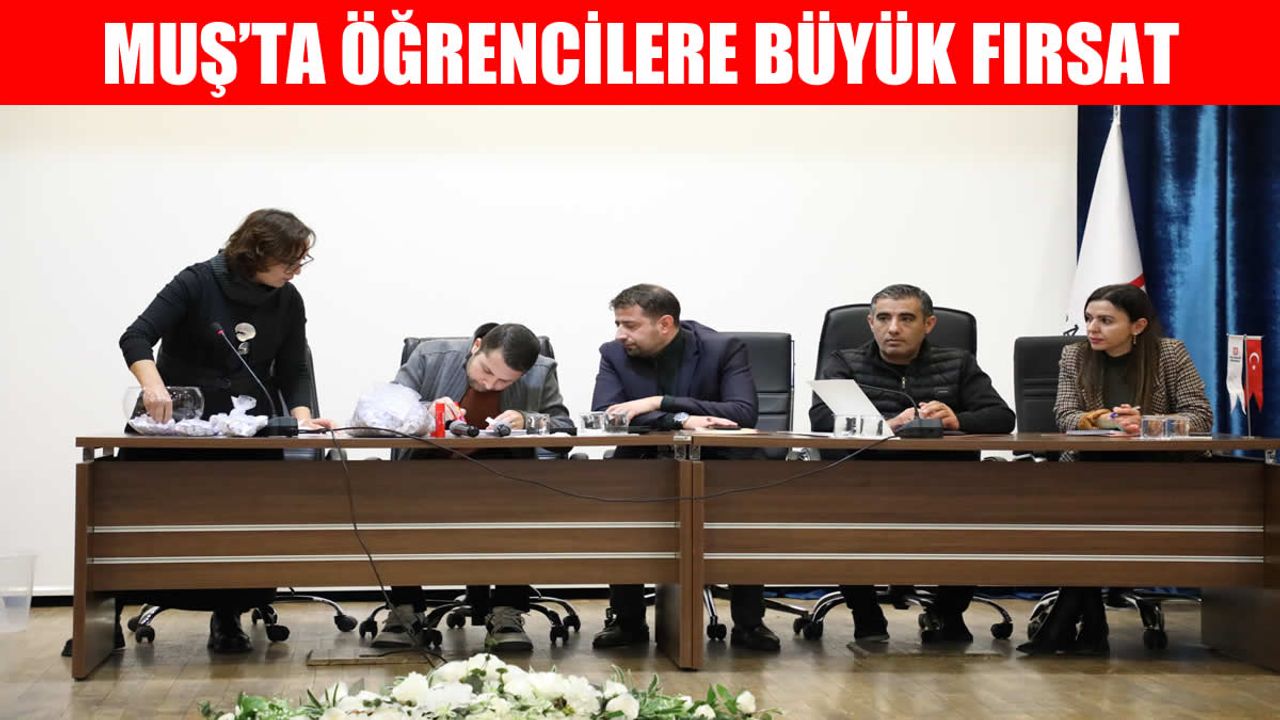 Muş Alparslan Üniversitesi'nde İŞKUR "Gençlik Programı" kura çekimi