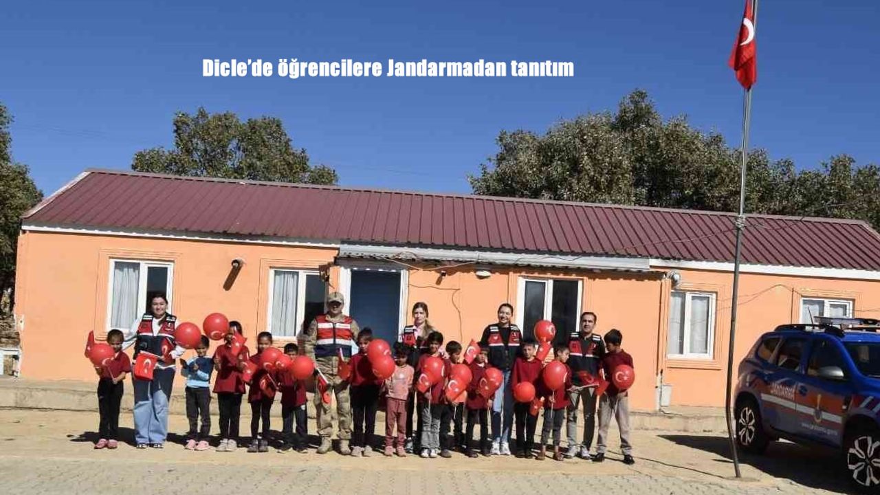 Dicle’de öğrencilere Jandarmadan tanıtım