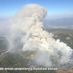 Antalya ve Muğla’da orman yangını: Havadan ve karadan müdahale sürüyor