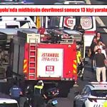 TEM Otoyolu’nda midibüs devrildi: 13 yaralı