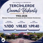 Van YYÜ’de YKS gururu: 4 bin 392 öğrenci yerleşti