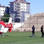 Darende’de kalp krizi geçiren hasta için hava ambulansı havalandı
