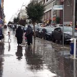 Erzurum yağmur ve dolu etkili oldu