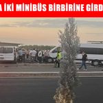 Batman’da iki minibüs çarpıştı: 9 kişi yaralandı