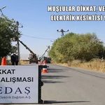 VEDAŞ duyurdu: Muş'ta 12 Ağustos'ta planlı elektrik kesintisi yaşanacak