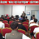 Muş’ta denetimli serbestlik yararlanıcılarına yönelik “Aile İçi İletişim” eğitimi
