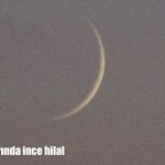 Van semalarında ince hilal