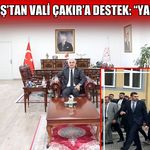 TÜGVA Muş İl Başkanı Meriç’ten Muş Valisi Çakır’a destek açıklaması