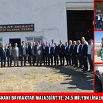 TZOB Genel Başkanı Bayraktar, Malazgirt Süt Toplama Merkezi’ni ziyaret etti