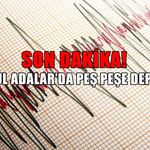 İstanbul Adalar'da 3 saat içinde 5 deprem meydana geldi