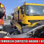 Muş-Bitlis Karayolu'nda kamyon ile otomobil çarpıştı: 1 yaralı