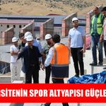 MAUN Rektörü Alican, Açık Spor Tesisleri Projesi’ni inceledi