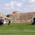 Darende’de 97 yaşındaki hasta hava ambulansıyla sevk edildi