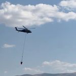Elazığ'daki orman yangınına havadan müdahale başladı