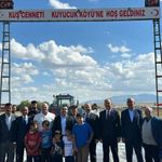 Arpaçay’da 650 metrelik beton yol hizmete girdi