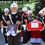 Elazığ’da trafik kazasında hayatını kaybeden polis, memleketine uğurlandı