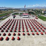 Erzurum'da kırsal mahallelere 150 yangın söndürme tankeri