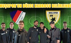 Muşspor-Düzce karşılaşmasının ilk 11'leri belli oldu
