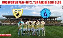 Muşspor’un Play-Off 2. tur rakibi belli oldu