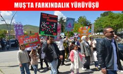 Muş'ta "özel öğrenciler" farkındalık yürüyüşü yaptı