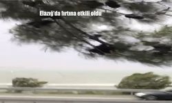 Elazığ’da Fırtına Hayatı Olumsuz Etkiledi, Vatandaşlar Zor Anlar Yaşadı