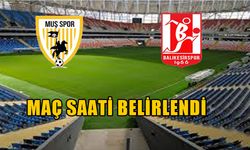 Muşspor-Balıkesir final maçının saati belli oldu