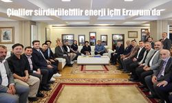 Çinli Yatırımcılar Erzurum’da: Sürdürülebilir Enerji İçin Stratejik İş Birliği Başladı