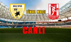 Muşspor- Balıkesirspor maçı CANLI