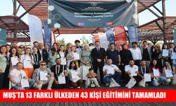 Uluslararası GreenComp kursu Muş’ta başarıyla tamamlandı
