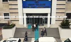 Yedek Lastikten Gelen Şok: 4 Kilo Skunk Yakalandı